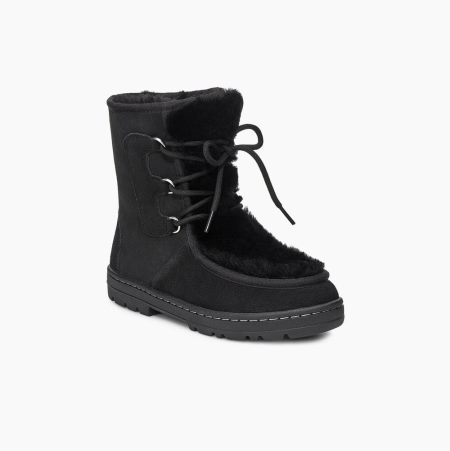 UGG Mukluk Revival Black Boots for Women (QNKC64982)